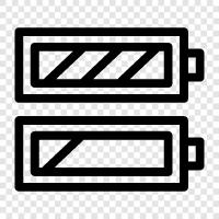 Abgeleitete Batterie symbol