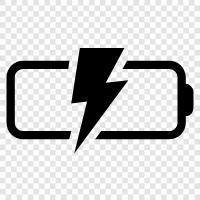 battery, charge, voltage, current icon svg