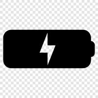 battery, charging, discharge, solar icon svg