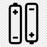 battery, rechargeable, AAA, batteries icon svg