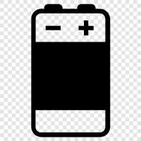 Battery, AAA, rechargeable, Volt Battery icon svg