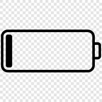 battery, warning, low charge, power outage icon svg