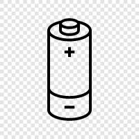 battery life, battery charger, rechargeable, portable icon svg