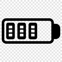 Batterielebensdauer, Batteriesparer, BatterieBooster, Stromsparer symbol