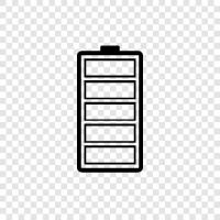 battery life, battery chargers, battery storage, battery packs icon svg