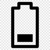 BatterieTiefanzeige, BatterieTiefwarnung symbol