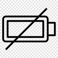 battery low, battery dying, battery discharged, battery failure icon svg