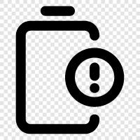 battery, low voltage, low life, low performance icon svg