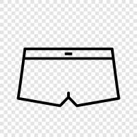 bboy shorts, and boy short underwear, boyshorts icon svg