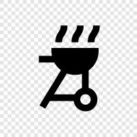 BBQ, Charcoal, Grill Pan, Grill Accessories icon svg