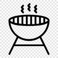 BBQ, outdoor cooking, cook, cooking icon svg