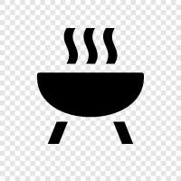 BBQ, Smoker, Grill, Barbecue Grill icon svg