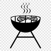 BBQ, outdoor, cooking, food icon svg