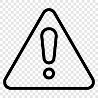 be careful, watch out, beware, Caution icon svg