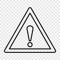 be careful, watch out, danger, danger zone icon svg