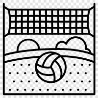 beach, sport, game, fun icon svg