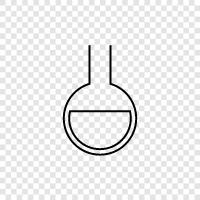 beaker flask, flasks, laboratory flask, round flask icon svg