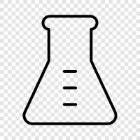 beakers, laboratory equipment, glassware, Beaker icon svg