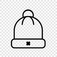 beanie, headwear, sunhat, baseball cap icon svg