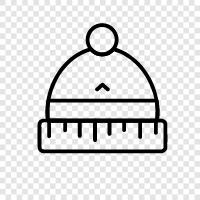 beanies, winter, hats, knit hats icon svg