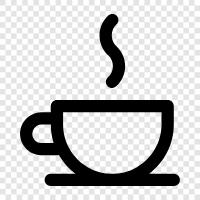 Bohnen, Koffein, Kaffeebohnen, Kaffeegetränk symbol