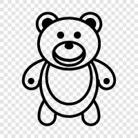 bear, toy, cuddly, soft icon svg