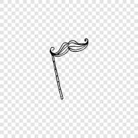 beard, mustache, beards, facial hair icon svg