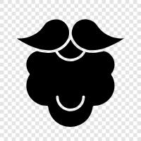 beards, facial hair, mustaches, whiskers icon svg