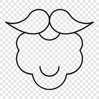 beards, facial hair, mustachio, moustache icon svg