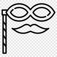 Bart, Schnurrbart, Gesichtshaare, Schnurrhaare symbol