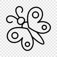 beautiful, delicate, graceful, flutter icon svg