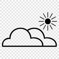 beautiful, blue, clouds, happy icon svg