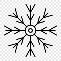 beautiful, unique, individual, snowflake art icon svg