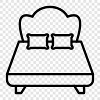 bed, bed frames, bed frames for double, double bed icon svg