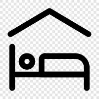 bed and breakfast, vacation rental, vacation home, cabin icon svg