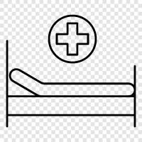 bed, stretcher bed, bed stretcher, bed extender icon svg