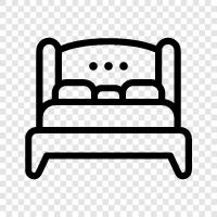 bedding, bed sheets, bed linens, bed spreads icon svg