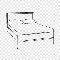 bedding, bed sheets, bedspread, bed frame icon svg