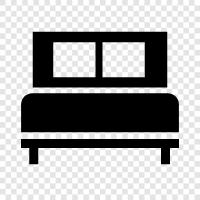 bedding, bed sheets, bedding sets, bed frames icon svg