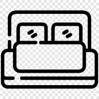 Bedroom, Bed sheets, Bedroom set, Bedroom furniture icon svg
