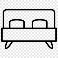 Bedroom, Mattress, Bed Frame, Bed Bug icon svg