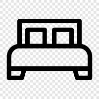 Bedroom, Bed sheets, Bed linens, Bed mattress icon svg