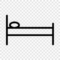 Bedroom, Sleep, Comfort, Mattress icon svg