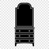 bedroom dresser, bedroom furniture, bedroom sets, bedroom wardrobes icon svg