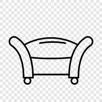 bedroom furniture, living room furniture, couches, chairs icon svg