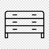 bedroom, furniture, storage, home icon svg