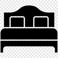 Bedroom, Bedspread, Bedroom furniture, Bedroom sets icon svg