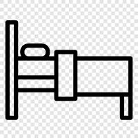 Bedroom, Crib, Mattress, Sleep icon svg