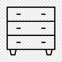 bedroom, bedroom furniture, bedroom dressers, bedroom closet icon svg