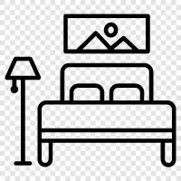 Bedroom, Mattress, Bedroom Furniture, Sofa icon svg